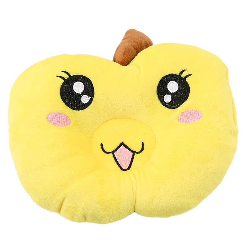 

Hot Sale Infant Head Support Kids Cartoon 4 Colors Apple Shaped Headrest Sleep Nursing Baby Pillow To Prevent Fat Head
