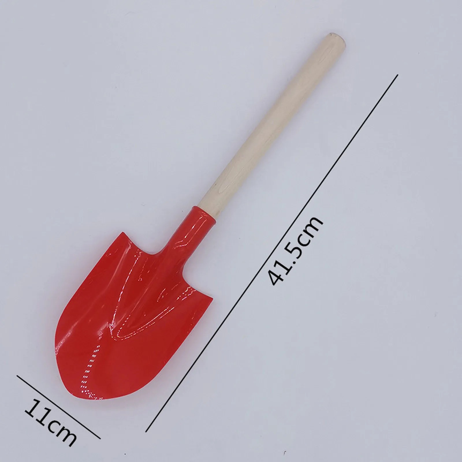 

4PCS Children's Snow Shovel Children's Beach Shovel With Wooden Handle Castle Bucket Spade Shovel Rake Colourful Water Tools