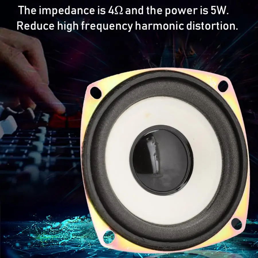 Динамик s 3 дюймовый мини полночастотная аудио громкий 4ohm 5 Вт для мультимедиа