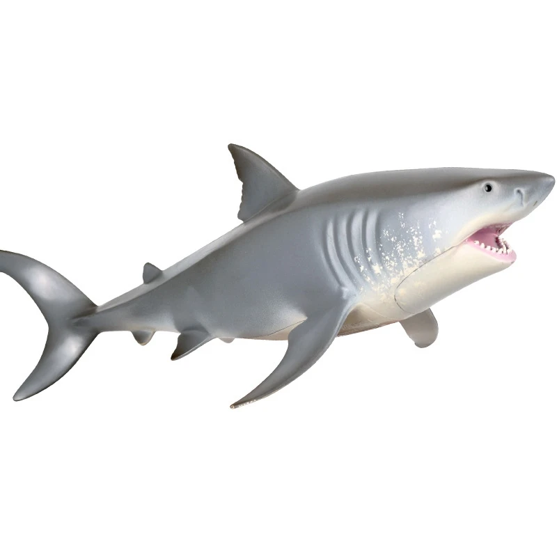 

Sea Life Animals Great White Shark Model Pvc Figurines Simulation Models Toys