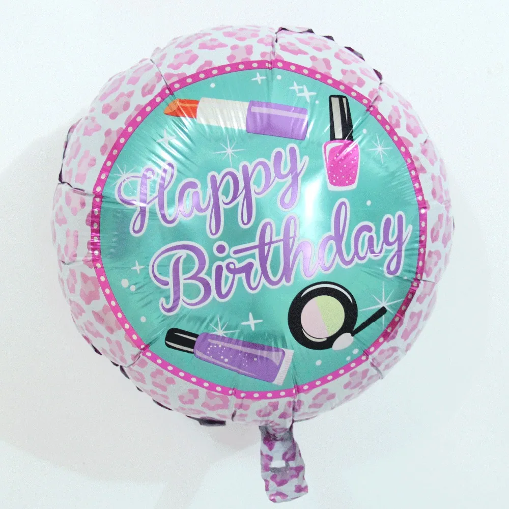 1 шт. надувные воздушные шары с днем рождения для девочек губная помада дня