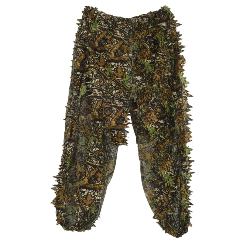 4X 3D лист взрослый Ghillie костюм Лесной камуфляж/камуфляж охотничий олень