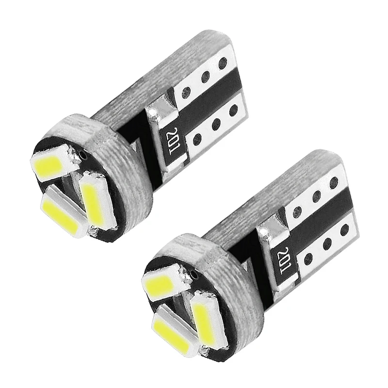 100x T5 Led W1.2W автомобильный светильник 3 SMD 3014 приборная панель измерительный прибор