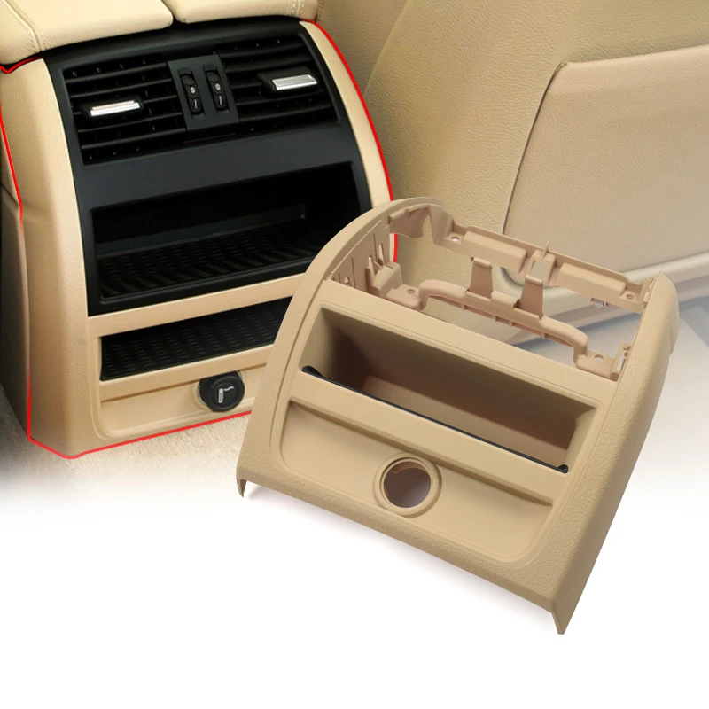 Автомобильный Кондиционер задняя центральная консоль рамка для выхода воздуха
