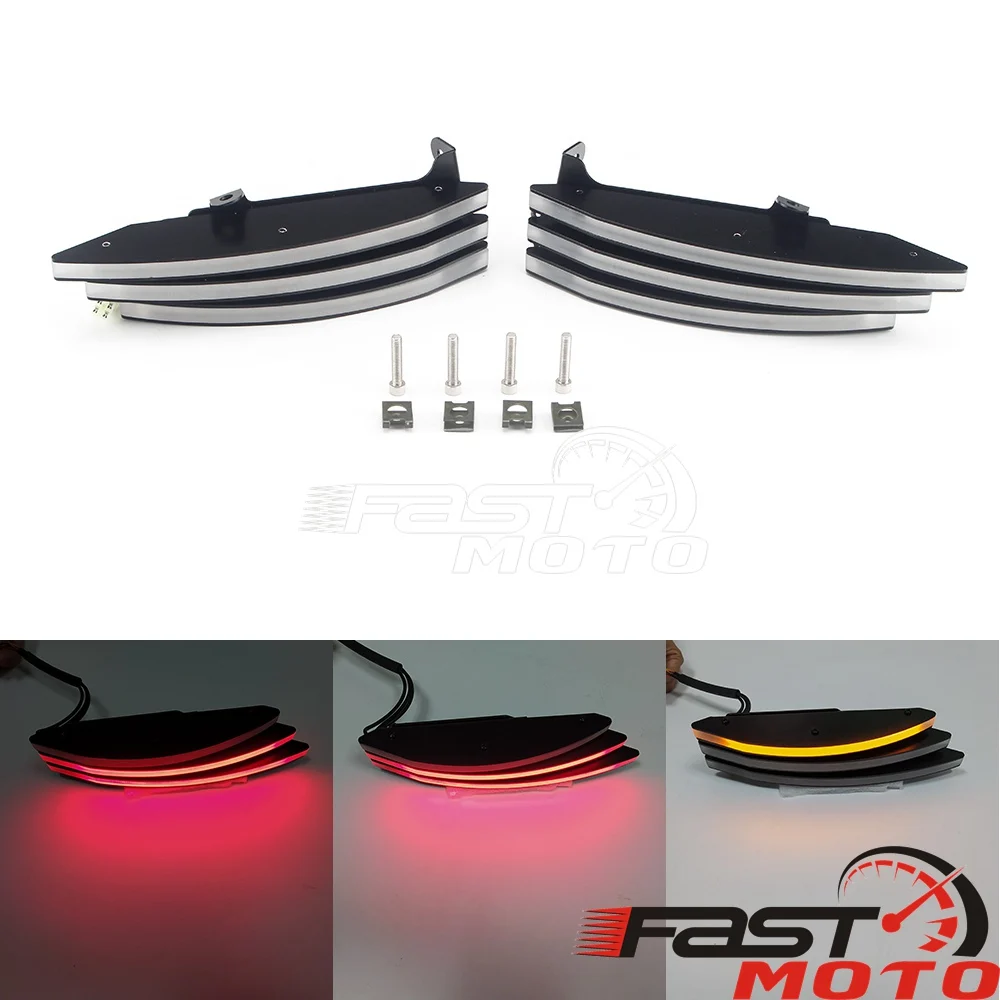 Задний светодиодный фсветильник рь для мотоциклов задний стоп сигнал лампа с ЧПУ
