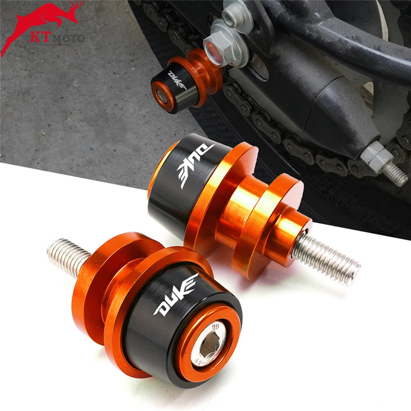 For KTM Duke 125 200 250 390 790 2019-2021 10MM Motorcycle accessories CNC Aluminum Swingarm Spool Slider Stand Screws | Автомобили и