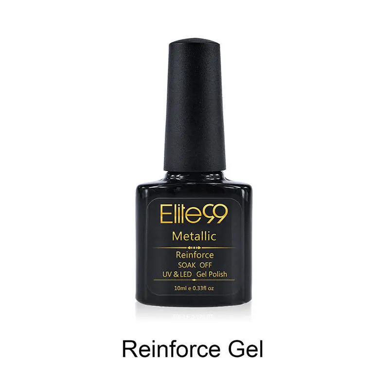Reinforce Gel Elite99 10 мл Блестящий Гель-лак для ногтей Блестящие Блестки Светодиодный УФ ногти гель лак лазерные хлопья бумажные украшения Гель-лак для нейл-арта - Цвет: Reinforce Gel