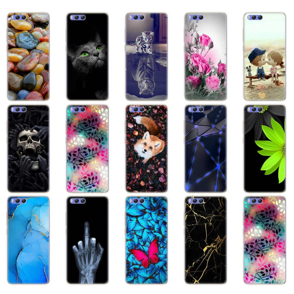 Soft Case For xiaomi Mi Note 3 Case Cover For xiaomi Mi Note 3 TPU Silicone Shell For xiaomi Mi Note3 printing protective coque