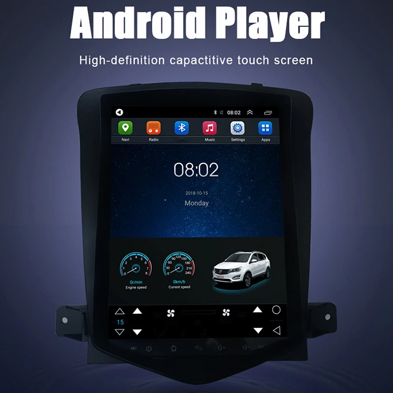 10.4 inch Android 8.1 Octa Core Car GPS for Chevrolet Cruze 2006-2014 NO DVD with Stereo Auto Radio o Head Unit DAB | Электроника
