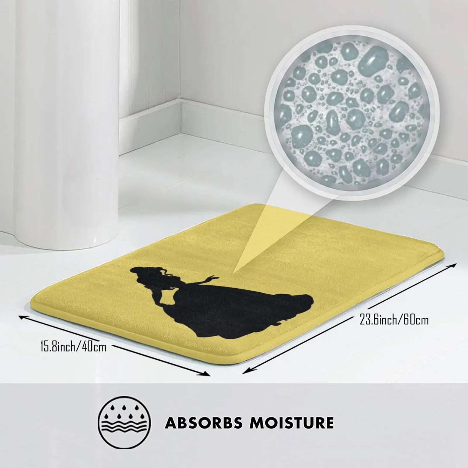 Косметический коврик ковер анти-скольжение коврики Спальня из мультфильма