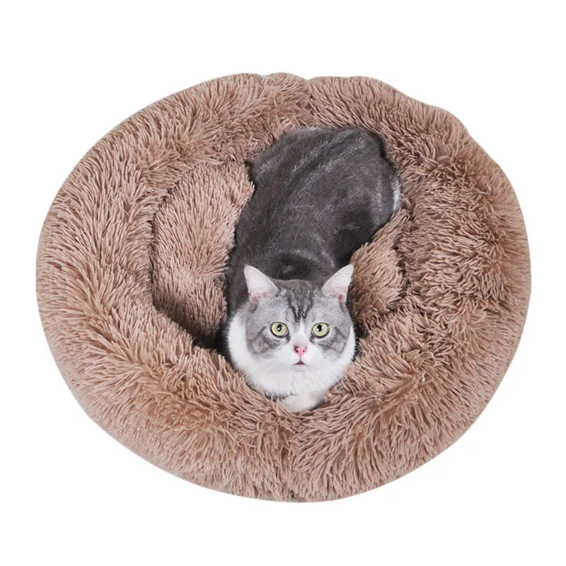 2020 уютные спальные коврики для домашних питомцев кошек Круглый собачий питомник