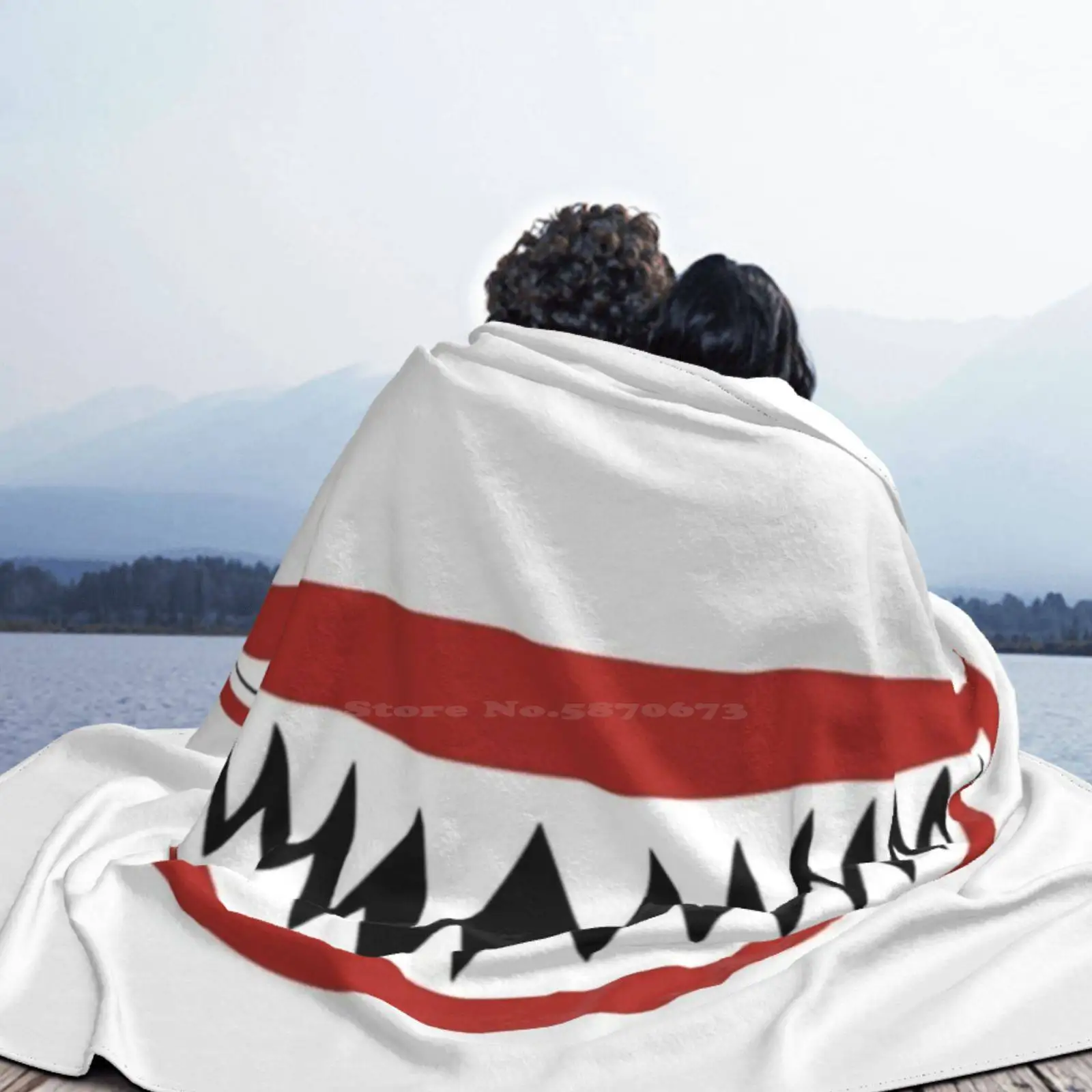 Одеяло для ухода за акулами и зубами мягкое теплосветильник легкое тонкое одеяло