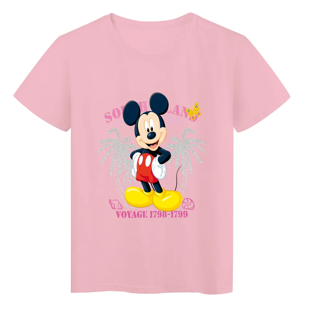 

Voyage Mickey Mouse Fashion T Shirt Women Summer Top Harajuku Young Trend Short Sleeve 2022 Edgy Ropa Tumblr Mujer Tshirt Femme