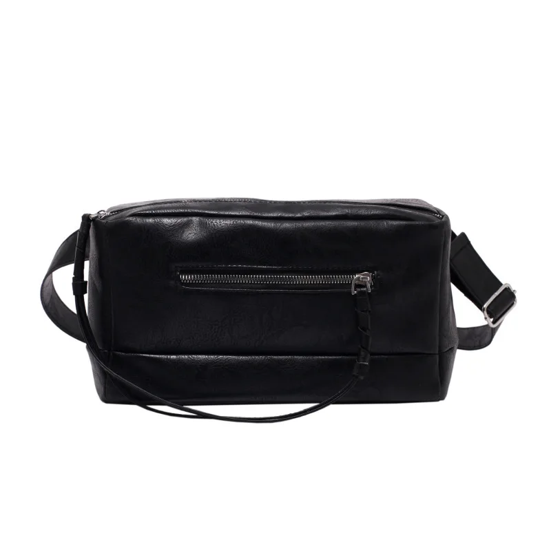 

Large-capacity Leather Women's Bag Casual 2021 Winter New Fashion Broadband Shoulder Messenger Bag Retro Simple Chest Bag