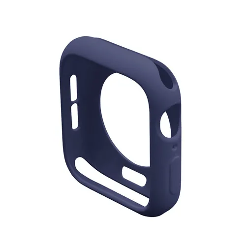 sapphire Чехол для Apple Watch 5 4 band 44 мм 40 мм силиконовый чехол iwatch 3 2 1 band 42 мм 38 мм крышка ударопрочный чехол - Цвет ремешка: sapphire