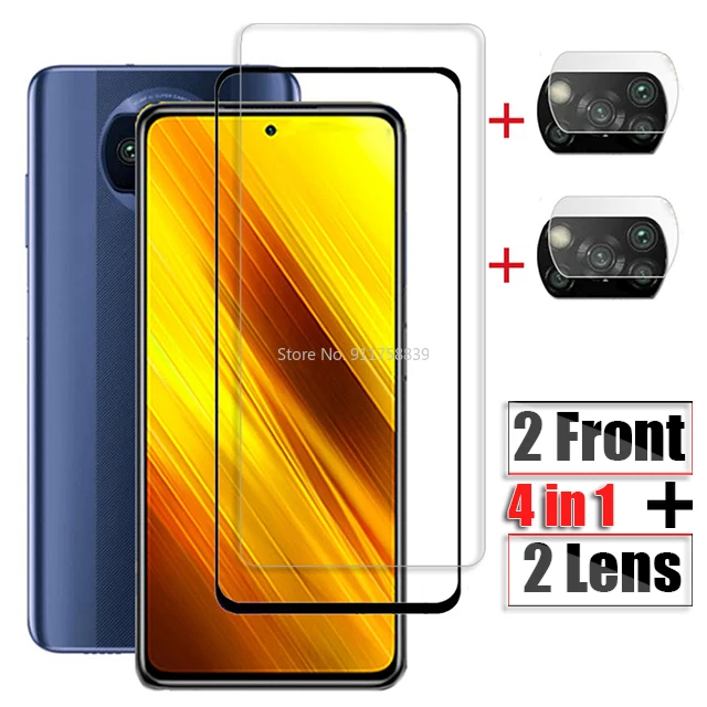 Защитное стекло для экрана камеры Xiaomi Poco X3 Pro NFC M3 F3 GT | Мобильные телефоны и