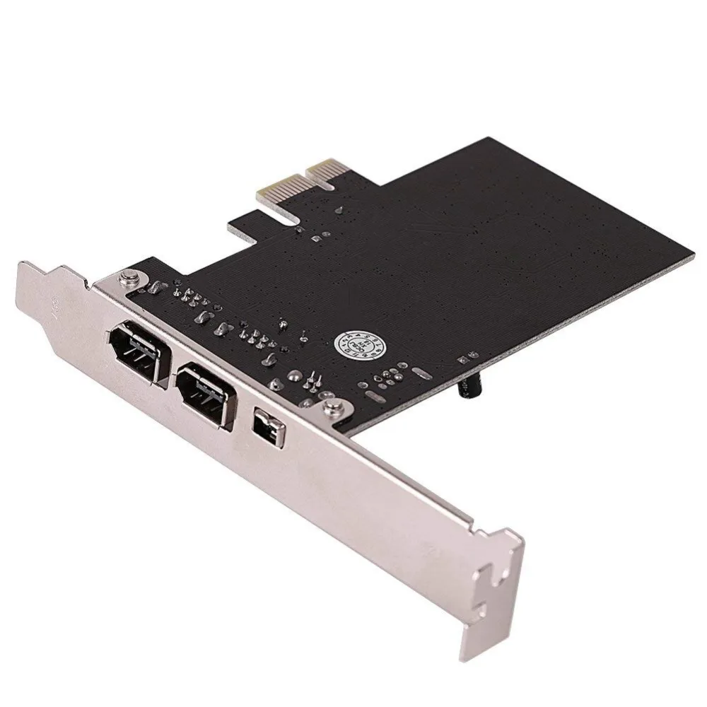 Плата расширения PCIe 1394A с 3 портами карта Firewire PCI Express к адаптеру IEEE 1394 2x6 Pin и 1x4 для