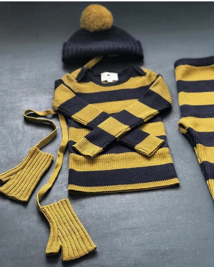 Комплекты из двух предметов детская хлопковая одежда Новинка года, Осенние футболки с длинными рукавами для маленьких девочек свитер+ штаны вязаные куртки для мальчиков, одежда