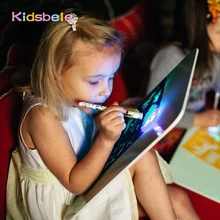 A3 Big Light Luminous Drawing Board Kids Toy Tablet Draw In Dark Magic With Light-Fun Fluorescent Pen Children Educational Toy