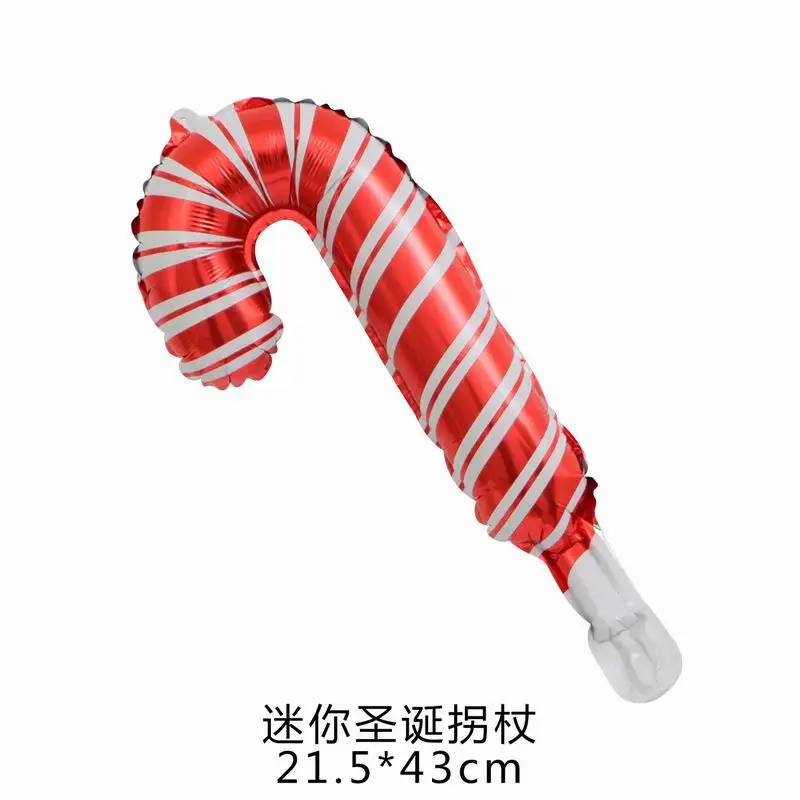 10pcs Mini Christmas Foil Air Balloons Bells Snowman Santa Claus Christmas Tree Decoration Party Supplies Globos Xmas Ornament