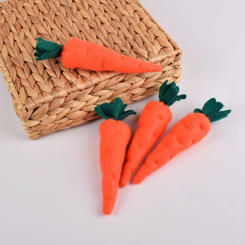 

Easter Non-woven Carrot Garden Decorations Artificial Fruits Toys Ornament Props
