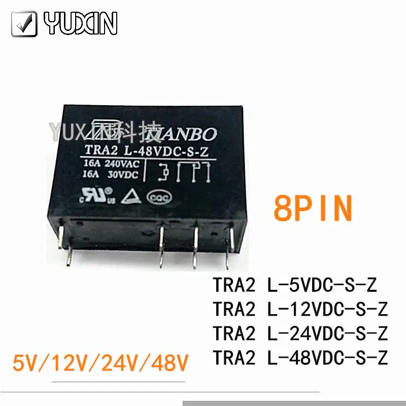 5 шт./лот 100% оригинальное новое реле TRA2 24 48 в 12 пост. Тока S Z 8PIN 16 а в|Реле| |