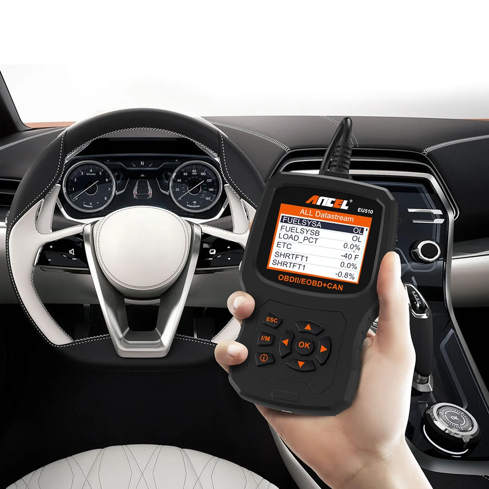 Автомобильный сканер ANCEL EU510 OBD2 диагностический инструмент для Renault Citroen Peugeot Opel VW