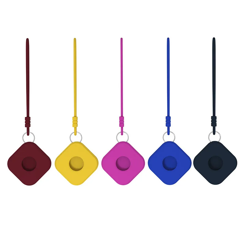 

Силиконовый защитный чехол для Apple Locator Tracker Anti-Lost Device Keychain защитный чехол с ремешком для Apple airтеги