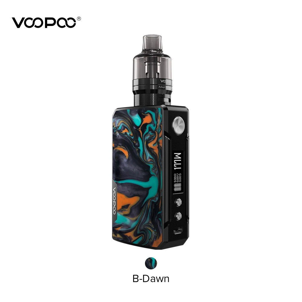 Оригинальный стартовый набор VOOPOO Drag 2 электронные сигареты с баком PnP 4 5 мл