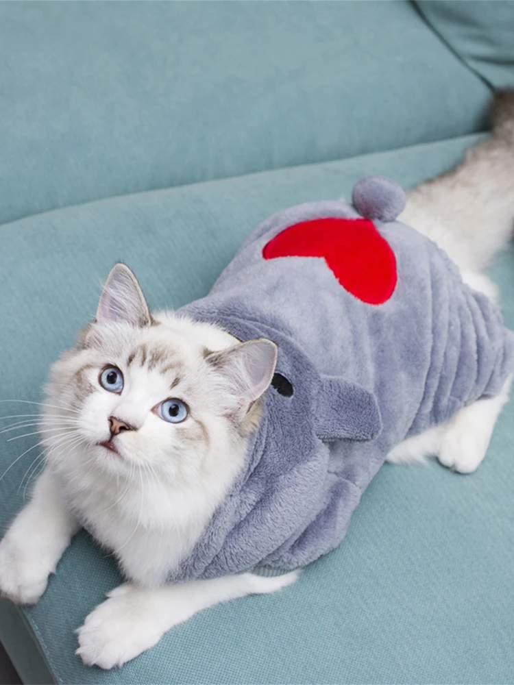 Костюм для домашних животных пуховик с капюшоном собак свитер холодной погоды