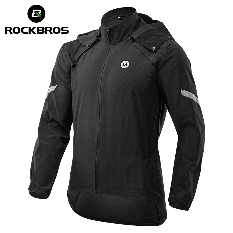

Велосипедная куртка ROCKBROS, дышащая верхняя одежда, ветрозащитные Светоотражающие быстросохнущие брюки из Джерси для горных велосипедов