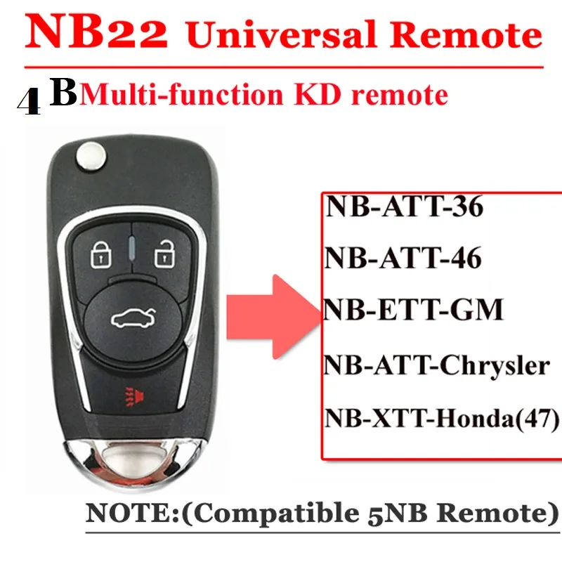 (1 шт) NB22 4 кнопки дистанционного Управление UNIVASAL пульт управления ключ для KD900 KDMINI