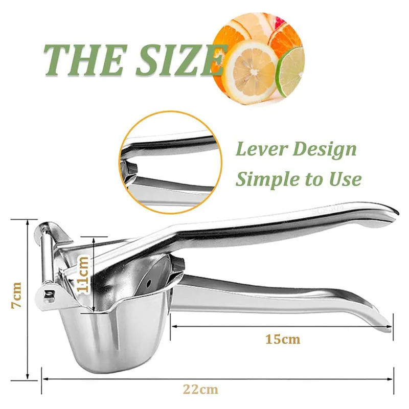 

Lemon Squeezer Manual Juicer Hand Juicer Premium Fruit Juicer Manual Press Squeezer Heavy Duty Citrus Extractor