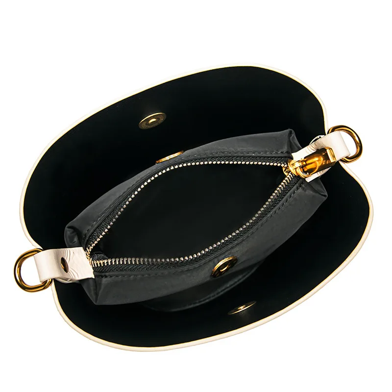 

Designer Shoulder Bags Women Bucket Chains Ladies Messenger Bag Black Female Purses and Handbags Elegant Party Small Tote Cute