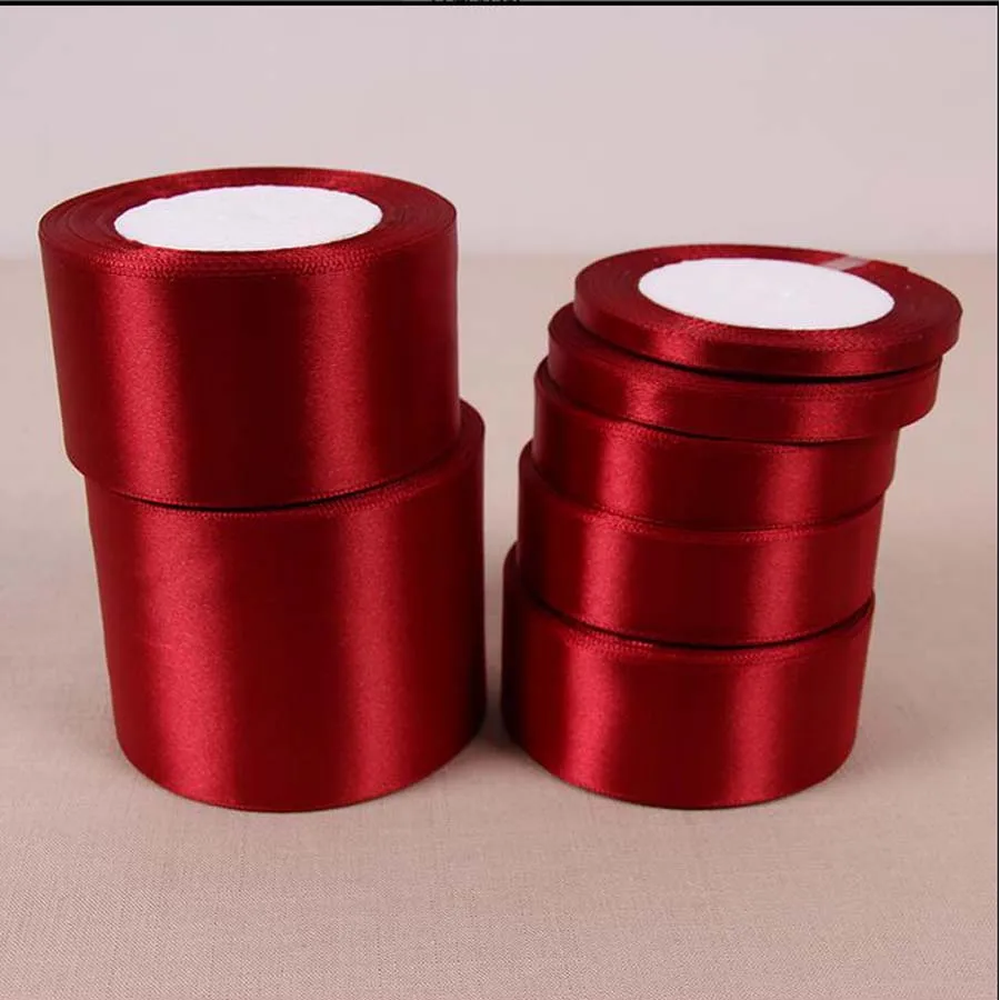 Атласные ленты для рукоделия 25 ярдов 22 метра|Ленты шитья| |