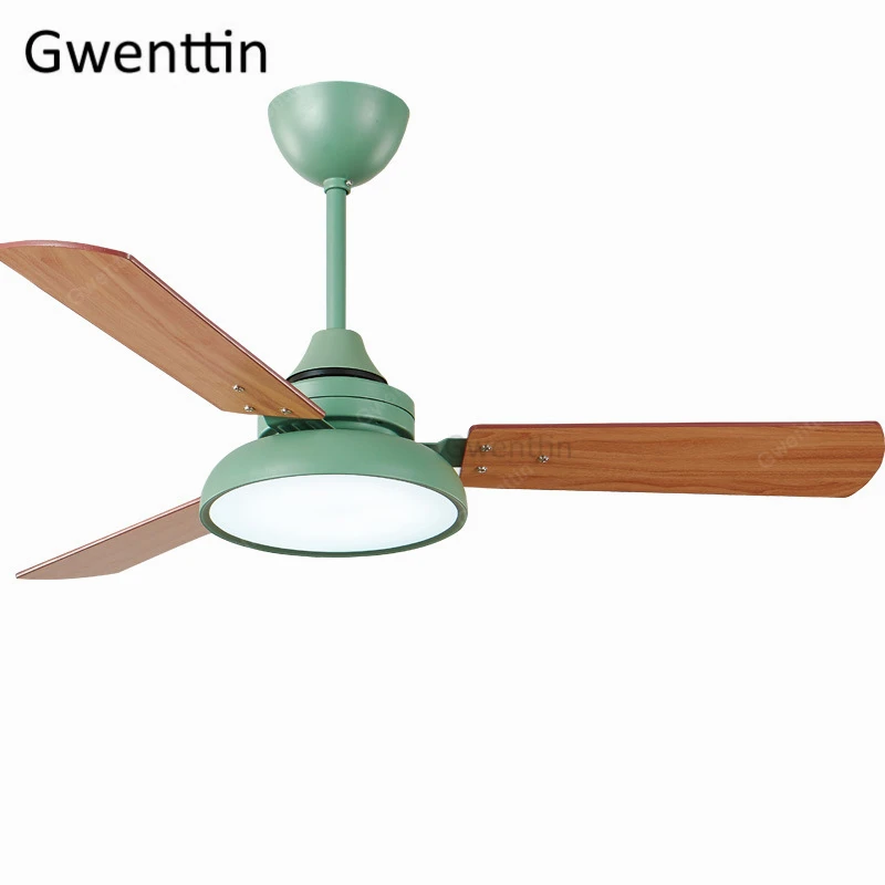 42 дюймовый современный светодиодный потолочный вентилятор с подсветкой и