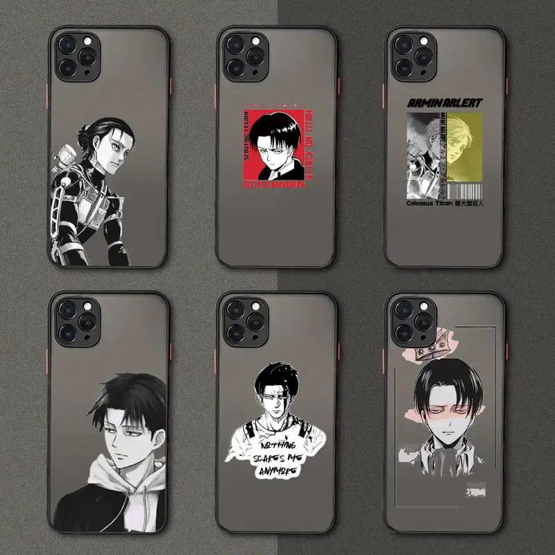 

Attack on Titan Armin Arlert anime Phone Case matte transparent For iphone 7 8 11 12 plus mini x xs xr pro max cover