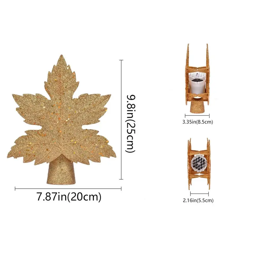 

Star Christmas Tree Topper Light Snowflake LED Laser Projector New Year Party Home Decoration Christmas Tree Ornament