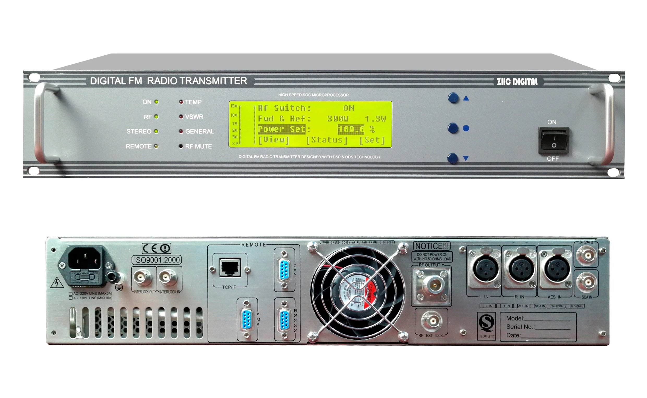 CZH618F 30W FM передатчик профессиональный DSP стерео для радио staion оборудование