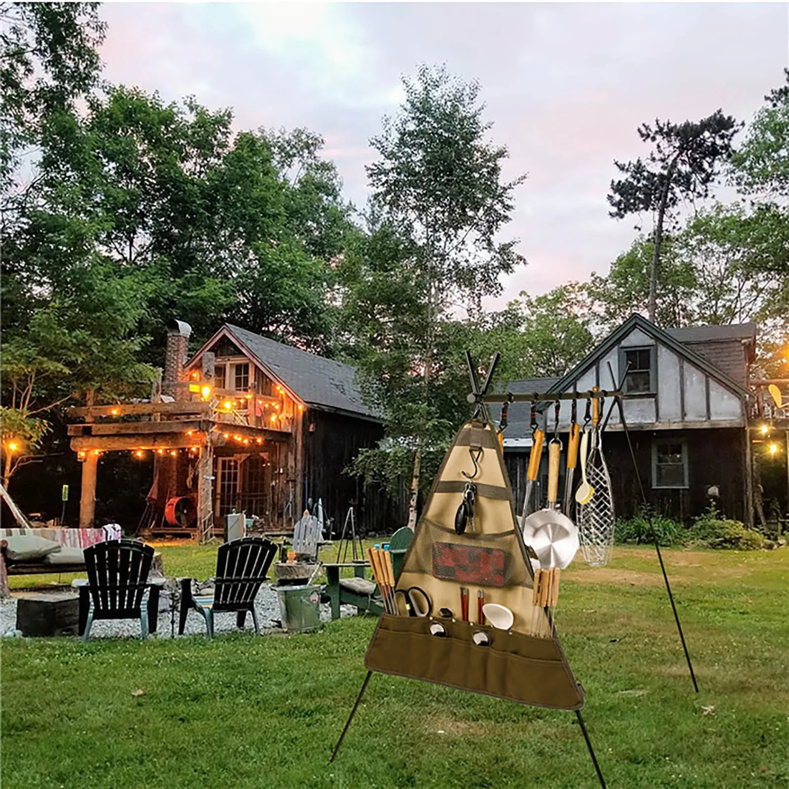 Сумка для хранения столовых приборов пикника 900D органайзер из ткани Оксфорд