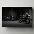 Superbike Триумф трекстон ретро мотоцикл обои Современная Настенная фотокартина холст для домашнего декора