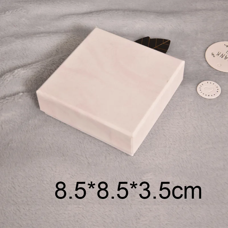 

12 Pcs/Lot Light Pink Kraft Box Paper Jewelry Boxes Necklace Bracelet Ring Watch Gift Boxes Display Case For Women