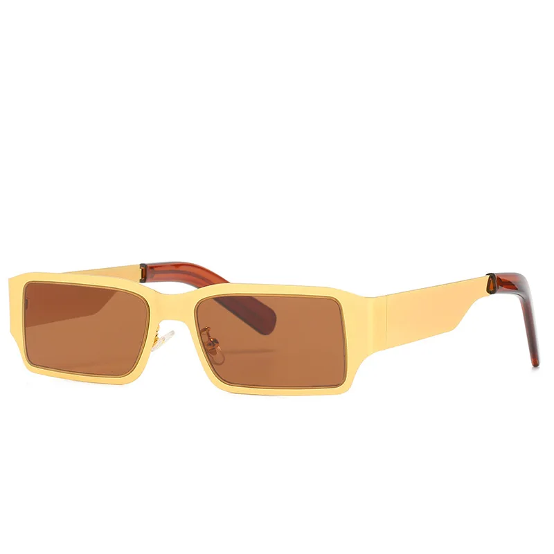 

Vintage Square Sunglasses Women Men Luxury Brand Designer Travel Metal Small Frame Rectangle Sun Glasses Fashion Shades UV400