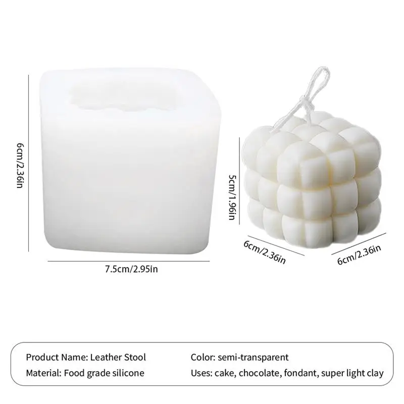 1 шт. лампы в форме свечи прессформы Горячие силиконовые формы торт форма для