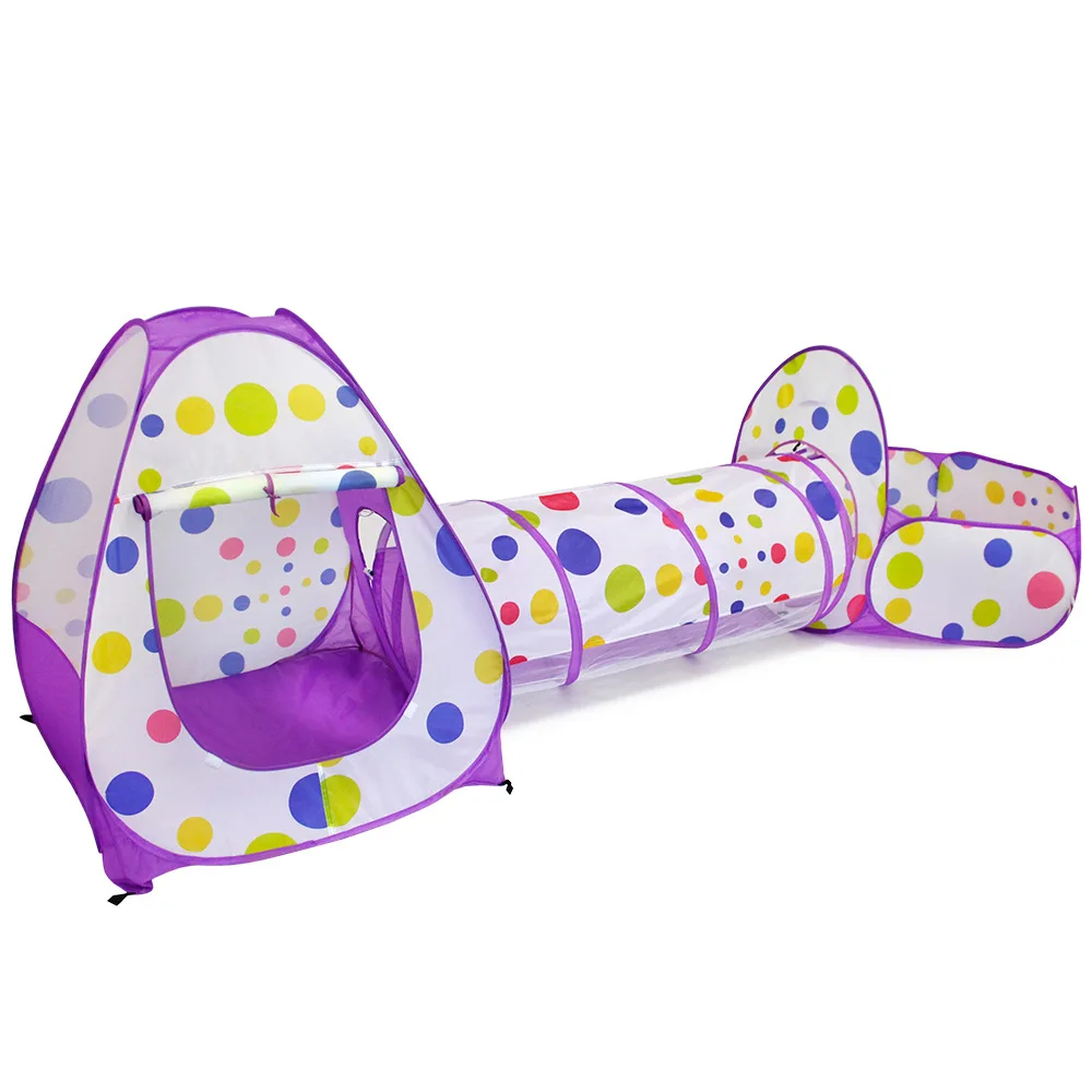 Детская комнатная туннельная палатка игрушки 3 шт.-набор забавные для бассейна