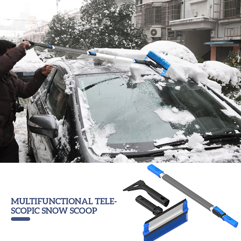

Car Snow Shovel Ice Scraper Extendable Snow Brush Water Remover For Car Auto SUV Frost Windshield Cleaner Winter Tool