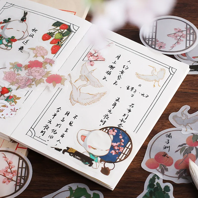 1 компл./лот Стикеры для заметок стикеры кошек серия бумажные дневник в стиле