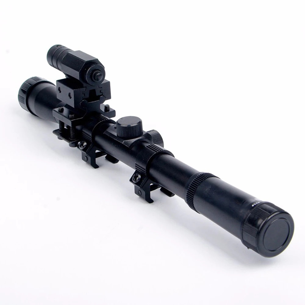 4x20 оптический прицел для винтовки тактический арбалетный с красной точкой