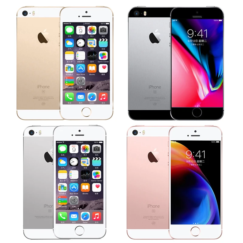 Local Shipment Apple iPhone SE A1723 Fingerprint Dual-core 4G LTE Smartphone 2GB RAM 16/32/64GB ROM Touch ID IOS Mobile Phone | Мобильные