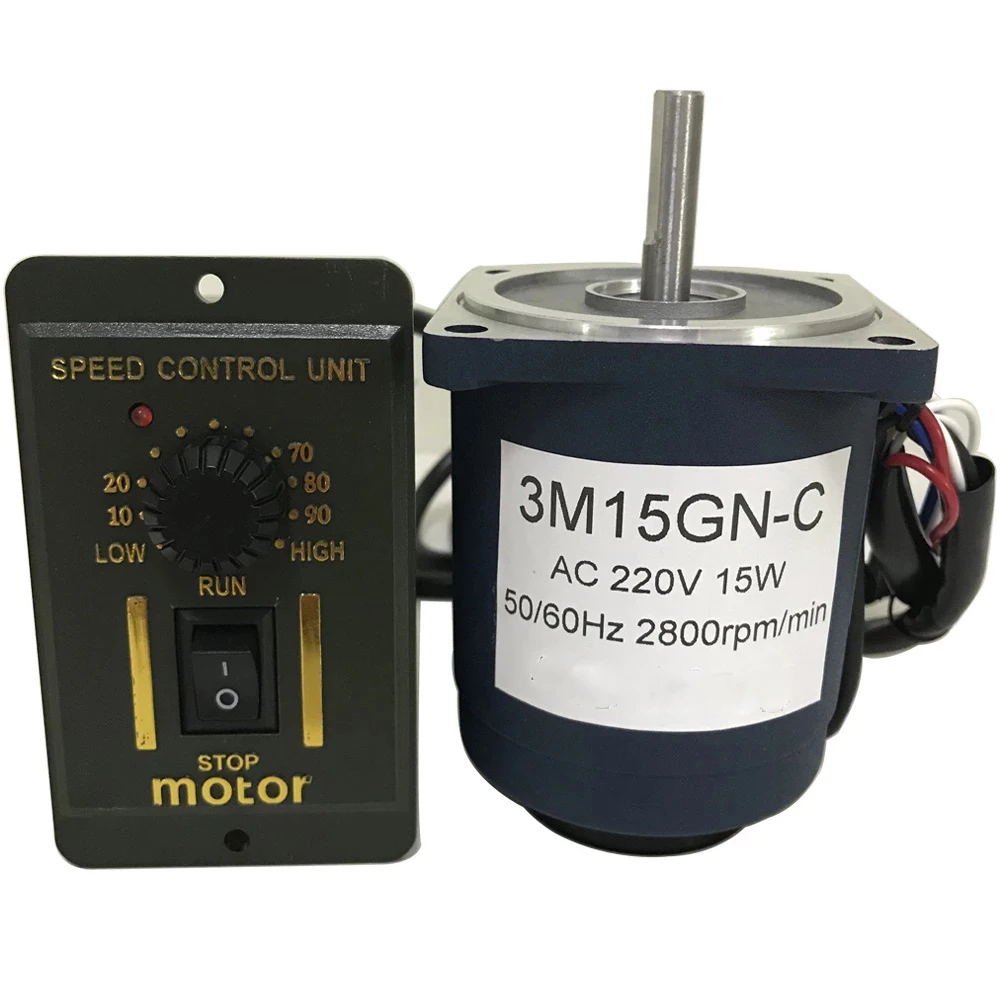 

15W AC Motors 220V Single Phase High Speed 1400rpm 2800rpm Electric Motor 220 V Speed Control Reversed For AC Motor Smart Device